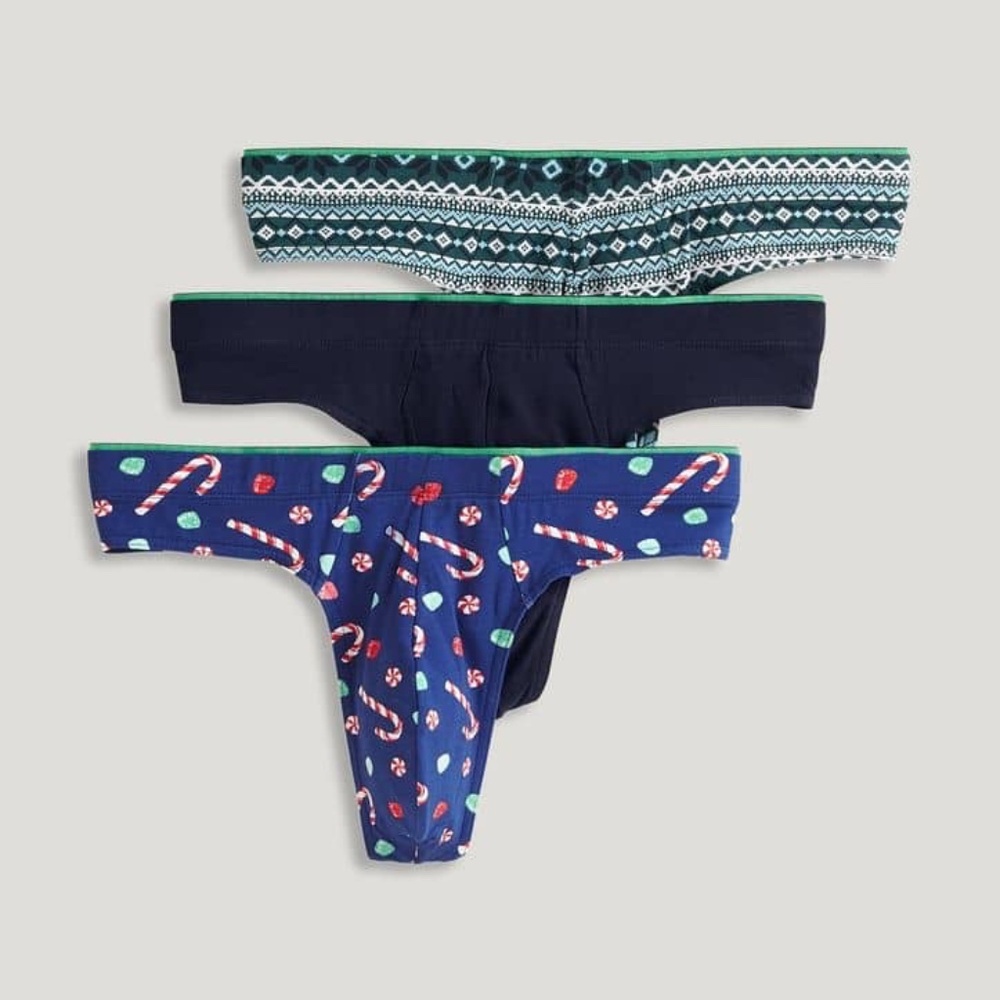 Jockey® Casual Cotton Stretch Thong - 3 Pack Extra Large - Picture 3 of 5